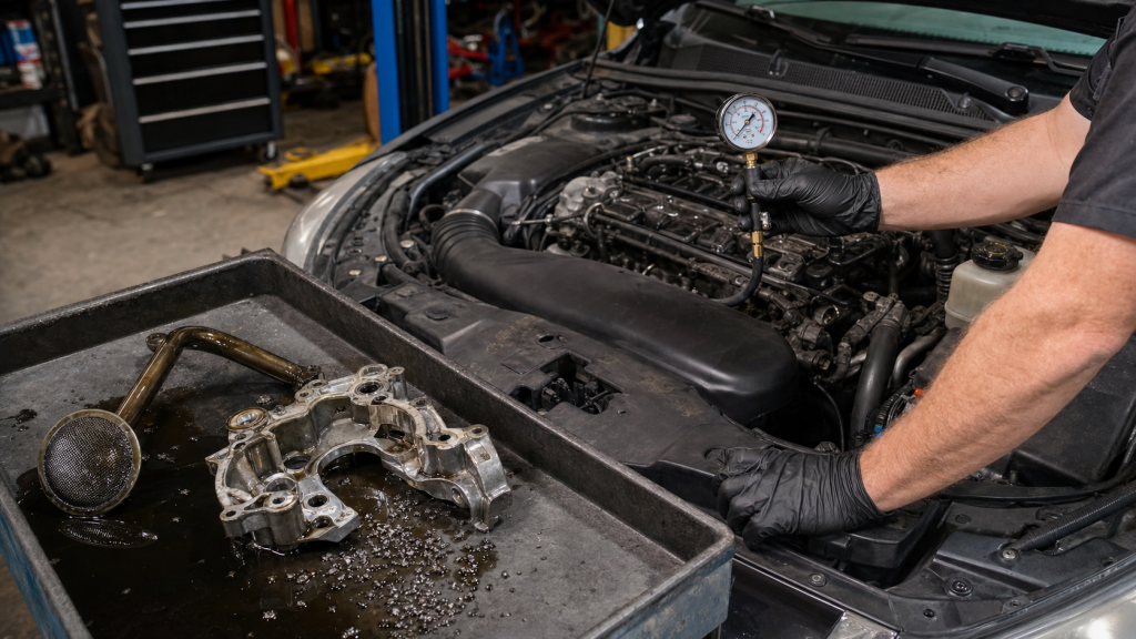 Bad oil pump symptoms