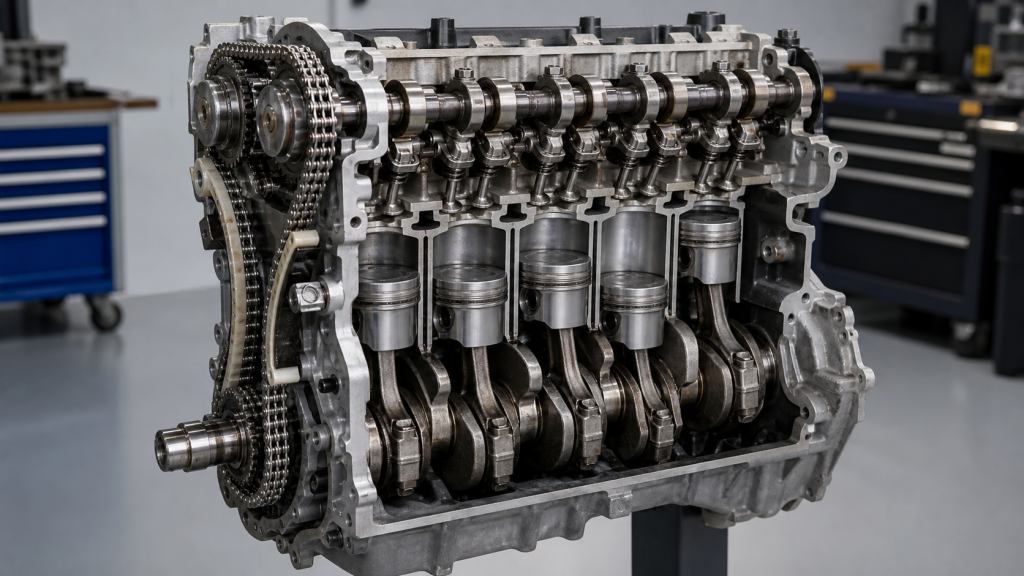 Camshaft vs crankshaft