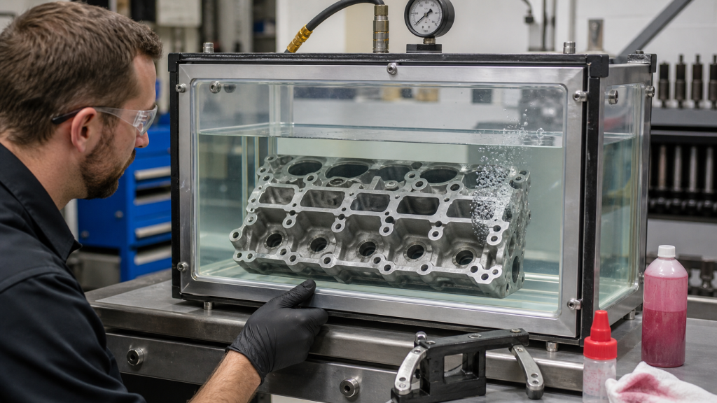 Cracked cylinder head repair