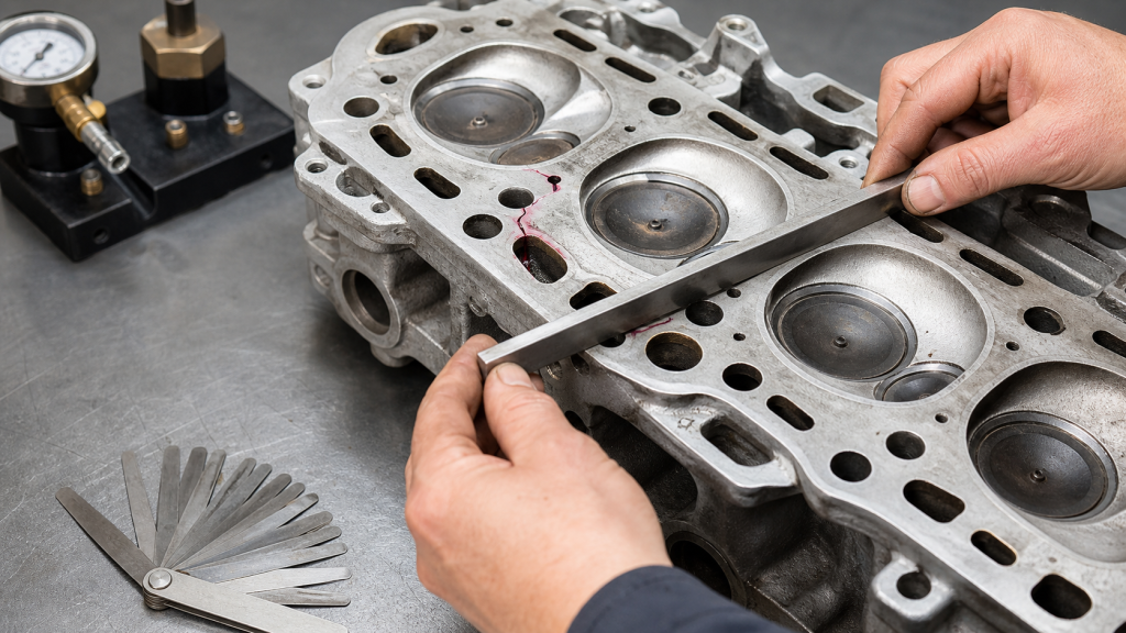 Cracked cylinder head symptoms