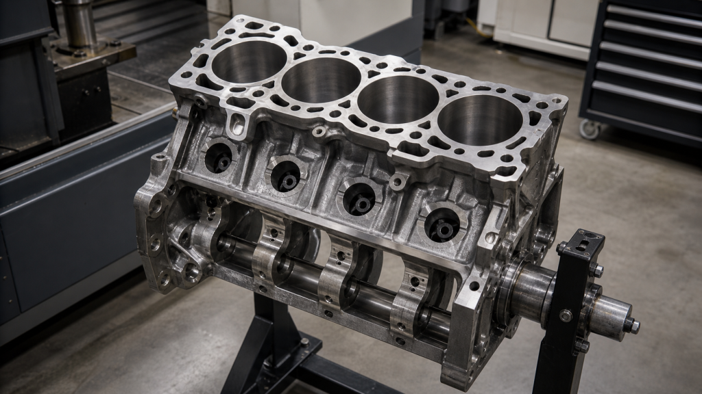 What is an engine block